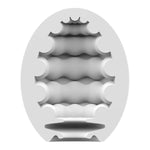 Masturbator Egg 3 Pack - Stroker For Male Masturbation, Portable Pleasure Sleeve, Super-Stretchy, No Lubricant Required, Disposable, Single-Use (Riffle)