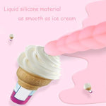 Adult Anal Sex Toy Liquid Silicone G Spot Dildo Glow In The Dark Anal Toys Huge Butt Plug For Adult Men And Women (L,White)