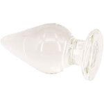 Rock The Hell Huge Glass Butt Plug, Crystal Anal Plug Plug Pleasure Wand Anal Trainer, 28 Oz