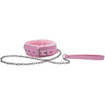 Pink Collar For Women Gothic Leather Collar And Bondage Set - Explore Sensual Adventures With Adjustable Restraints, Chain Leash, And Playful Accessories For Couples In Bdsm And Kinky Fun