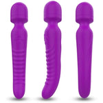 Heating G Spot Vibrator, Heatable And Rechargeable Stimulator For Female Clitoral Pleasure, Adult Sex Toy, Quiet & Waterproof, Powerful Personal Clitoris Wand Massager For Women (Purple)