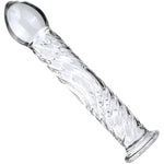 Glass Clear Dildo Adult Sex Toys For Couples, Realistic Dildos Glass Buttplug Anal Plug Male Sex Toy For Prostate Massager Dilators, Thin Fantasy Dildo Anal Sex Toys For Women Men