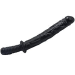 Double Headed Long Dildo with Handle for Women - Flexible Adult Sex Toy