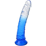 8 Inch Tpe Realistic Jelly Dildo And Wearable Strap-On Harness Compatible Suction Cup Dildo Adjustable Harness Sex Toy For Women Lesbian Female Play