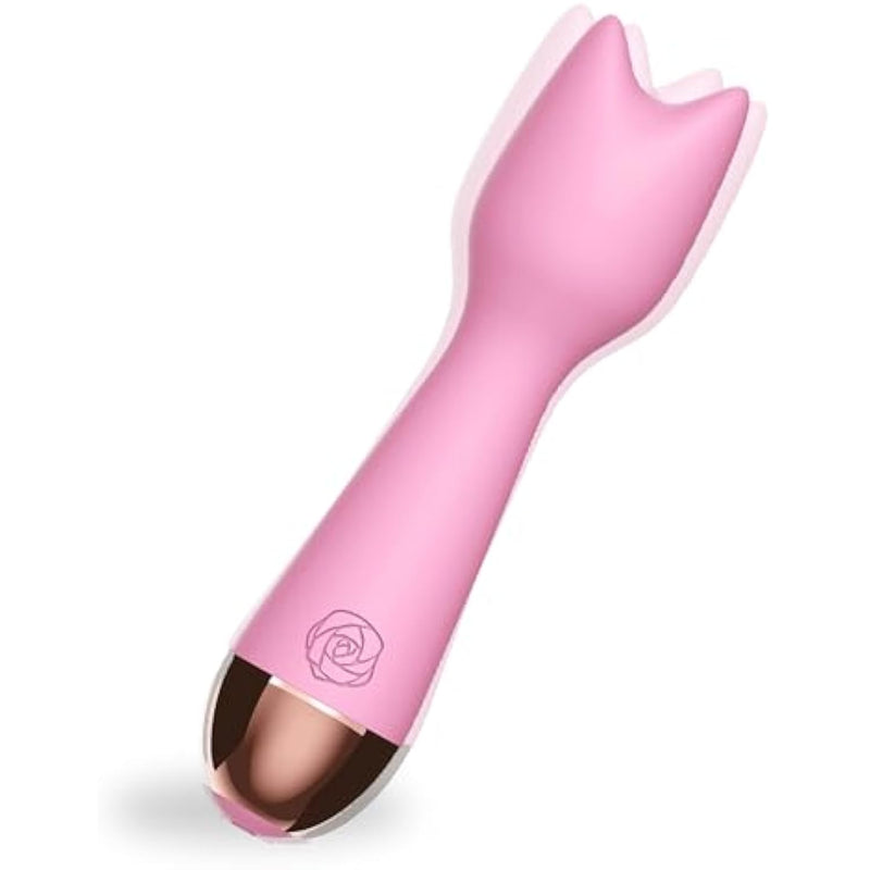 Adult Toys Clitoral Vibrator Wand With Rechargeable Battery Clit Stimulator Vibrators For Her Sex Toys Personal Wand Massager 10 Speeds Of Pleasure Quiet & Small Female Adult Toys,Cat'S Head-Pink