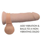 Jock 28X Vibrating Realistic Balls W/Remote 35Mm For Men, Women, & Couples. 4 Speeds & 7 Vibrations Rechargeable & Waterproof Vibrating Balls, 1 Piece, 35Mm, Light.