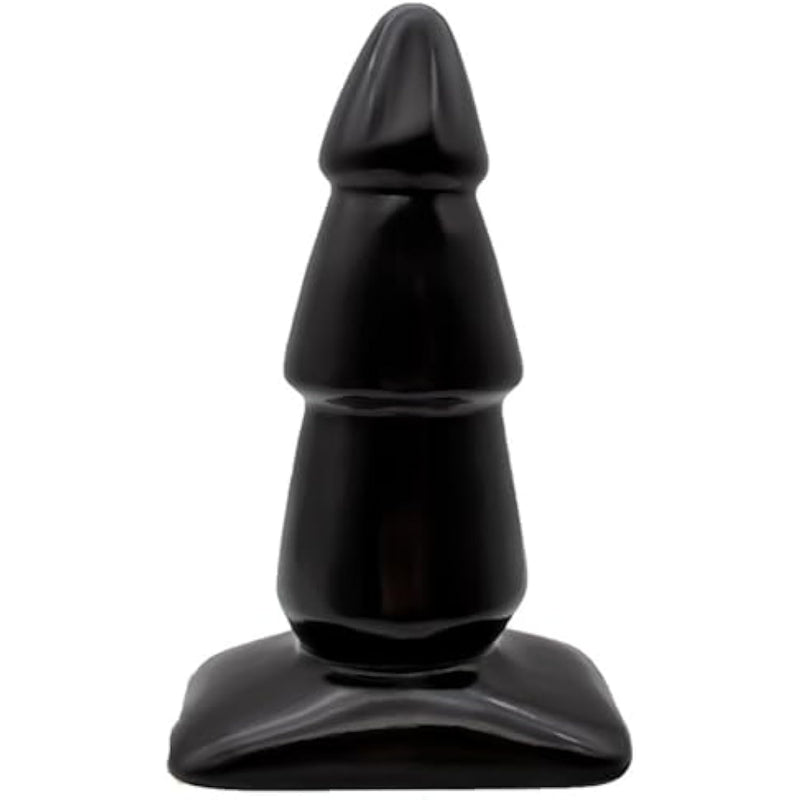 Silicone Anal Plug G-Spot Stimulator Anal Beads Prostate Massage Butt Plug,Anal Stretcher Trainer Big Anal Plug Anal Beads With Strong Suction Cup For Hands-Free Play For Men Women(Black)