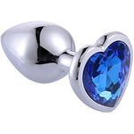 3 Pcs Stainless Metal Anal Butt Plugs Heart Shaped Jewelry Anal Trainer Toys Unisex Valentine 'S/Birthday Gift For Lover