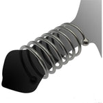 Stainless Steel Threaded Penis Ring Sex Toy Hollow Penis Cage Expander Male Bondage Cock Ring With Beads