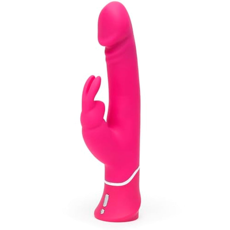 Liquid Silicone Rabbit Vibrator For Women | Realistic Dildo G Spot Personal Massager | 15 Powerful Vibration Modes | Rechargeable Clitoral Stimulator | Adult Sex Toys & Games For Couples