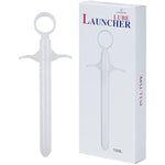 Lubricant Tube Shooter with Smooth Rounded Cap for Men, Women & Couples, Reusable, Easy Use & Clean,Lube Applicator Syringes (White 10ml)