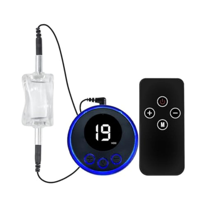 Male Penis Ring With 8 Modes, Male Bondage Exercise Masturbation Electric Shock Cock Penis Ring Sex Toy