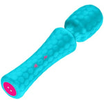 Ultra Wand Vibrator For Adults - Soft Silicone, Aqua, Regular - Waterproof Sex Toys With Multiple Vibration Patterns, Boost Mode, Flexible Head - Adult Toys, Premium Sex Toy