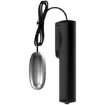 Silver Clit Bullet Power Vibrator - Pink Controller