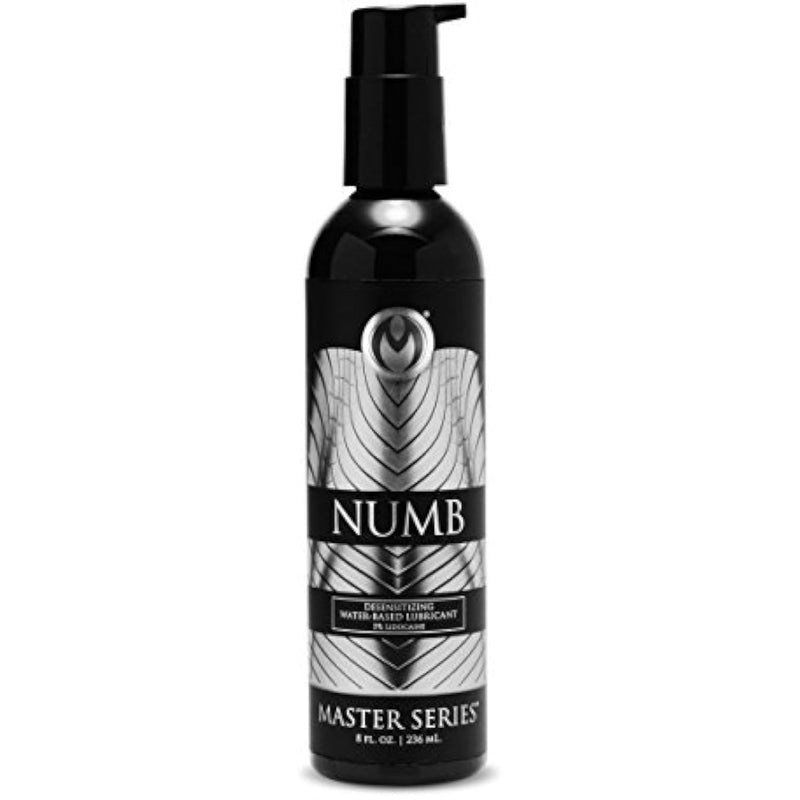Numb Desensitizing Water Based Lubricant With 5 Percent Lidocaine, 8 Ounce