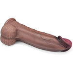 13 Inch Huge Dildo 3" Diameter Thick Big Realistic Monster Dildo Fat Large Dragon Horse Fantasy Xl Dildo Giant Massive Anal Dual Density Dildo Silicone Anal Toy Butt Plugs Adult Sex Toy Consoladores