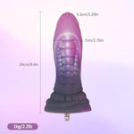 9.4In Big Monster Dildo With Quick Air Connector,Silicone Fantasy Dildo Machine,Sex Machine Attachments,Adult Sex Toy For Thrusting Sex Machine