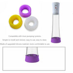 3Pcs Men Penis Pump Ring Silicone Penis Pump Sleeve Penis Extender Accessories - Penis Erection Enlarger Replacement Penis Girth Cock Pumps Back-Up Universal Pump Sleeve Sex Toy For Men