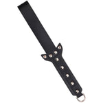 Slapper Spanking Paddle For Adults Sex Play, 11.4Inch Faux Leather Sexual Paddles Bdsm Set Tools