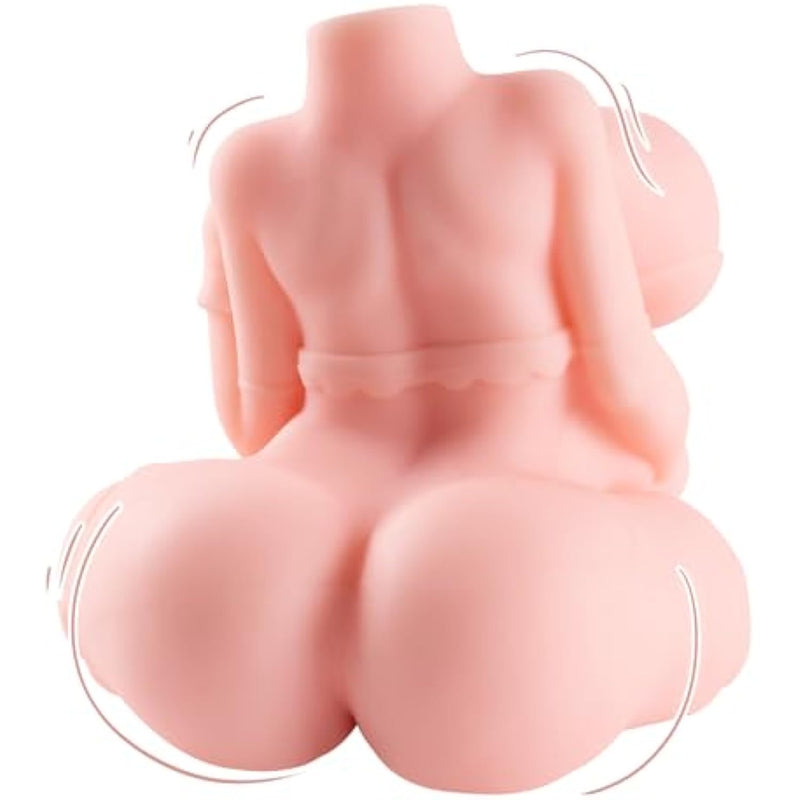 Sex Dolls For Men Pregnant With Female Big Ass Torso Sex Doll Lifelike Adult Male Masturbator Toys With Realistic Vaginal Anal Breast Pussy Pregnant Sex Dolls For Woman, Small Belly With Clothes