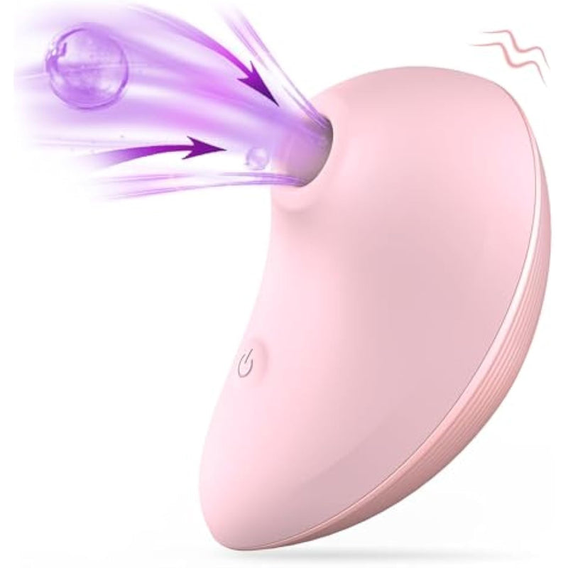Adult Toys Sex Toys Dildo Vibrator With 9 Sucking & Vibrating Modes For Women Clitoral Nipple, Sucker Sex Stimulator G Spot Mini Vibrators For Women Couples Pink