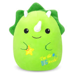 Big Brother Dinosaur Stuffed Animals - I'M The Big Brother Triceratops Plush Toys Cute Green Triceratops Stuffed Animal Plushie Toy New Baby Gift For Boys