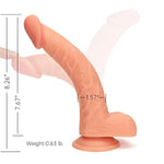 9 Inch Strap On Dildo With Harness, Wearable Realistic Silicone Dildo Adult Sex Toy For Female Masturbation Women Gay