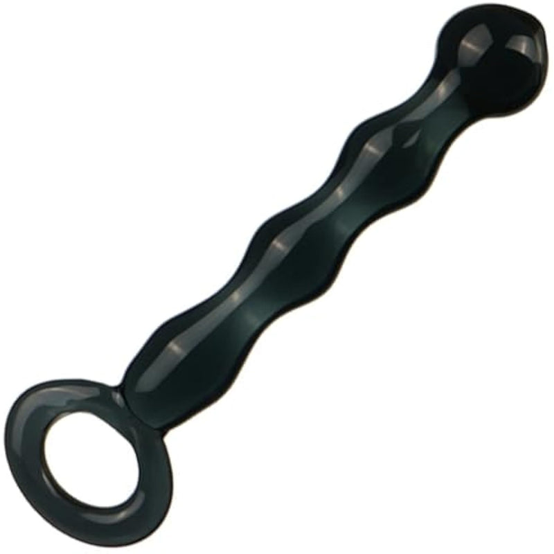 Crystal Glass Pleasure Wand Dildo Penis,Double Ended Glass Dildo Crystal Penis G-Spot Stimulator Women Masturbator Butt Plug Anal Sex Toy Glass Double Ended Dildo For Men Women(Style 3)