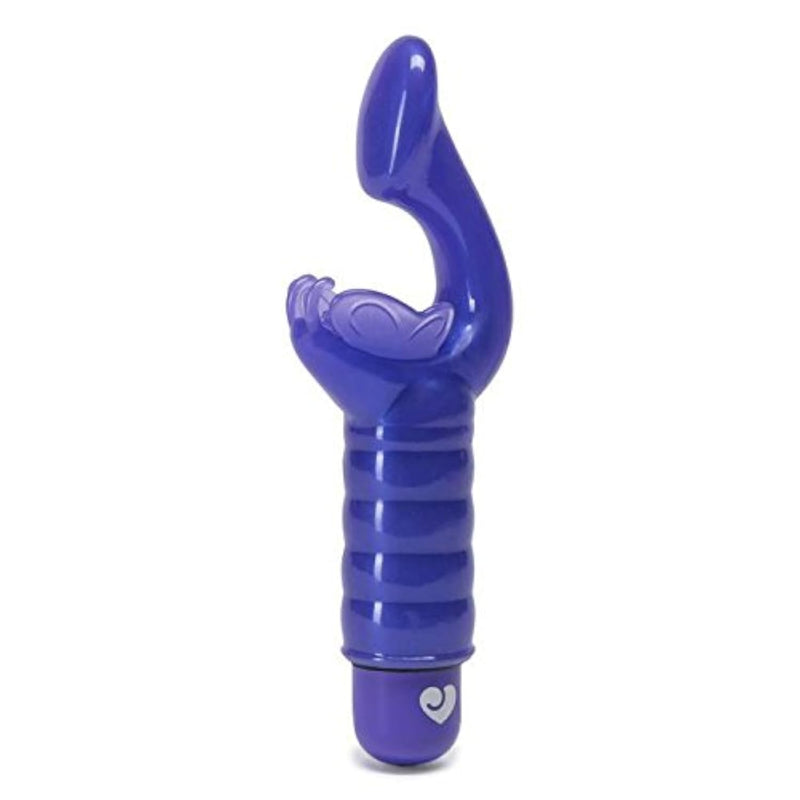 GKiss Purple Clitoral and G Spot Vibrator for Women, 3 Speeds and 4 Patterns