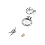 Male Chastity Cage Adult Sex Toys Metal Cock Cage With Invisible Lock And 2 Keys For Binding A Man'S Penis Skeletonized And Breathable Chasity Device Made Of Stainless Steel (1.77In,S)