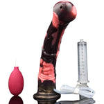 11.6 Inch Silicone Made Multi-Color Soft Horse Dildo Squirting Dildo Fantasy Long Size With Suction Base Flexible