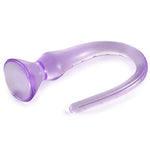 Long-Reach Anal Stimulation Dildo for Men and Women - 15.7 Inches Purple