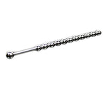 Stainless 8Mm Beaded Urethral Sounds Plug Stretcher, Not For Beginner