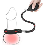 Inflatable Penis Ring, Silicone Adjustable Cock Ring Cbt Testicles Gag Erection Rings Training Bondage Increase Pleasure Sm Scrotal Restraint Scrotum Bdsm Aduly Sex Toys For Men Gay