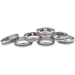 Luxury Gemstone Lace Penis Ring Metal Cock Ring For Male Masturbation Exercise Adult Sex Toy