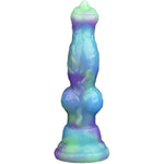 Fantasy Knotted Small Size Unique Multi-Color Soft Silicone Knotty Dog Dildo Anal Plug With Knot For Men Women Couple Beginners With Suction