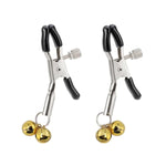 Body Clamp For Women Men Stainless Steel Body Ring With Bells Body Clamps Clip Adjustable Body Clamps Non-Piercing Body Jewelry (Gold)