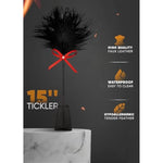 Sex Feather Tickler Sex Toy Blindfold Mask For Adult Spanking Tickler Bdsm Blindfold Bondage Satin Eye Mask 59"