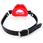 Soft Lips Silicone Gag - Comfortable & Safe Bdsm Mouth Gag | Tasteless Silicone | Adjustable Size | Stifles Sound | Easy To Clean & Store | Perfect For Beginners & Experienced Enthusiasts