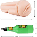 Sex Machine Male Masturbators,Realistic Pocket Pussy Masturbation Cup Sex Toys For Men,Automatic Thrusting Machine Attachments With 3Xlr Connector