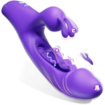 Vibrator Adult Sex Toys For Women, G Spot Rabbit Vibrators With 7 Flapping, Vibrating & Rabbit Vibrating Modes, 3 In 1 Female Nipple Clitoral Stimulator Sex Toy For Women Couple Adult Sex Toys & Games