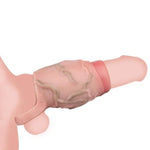 Reusable Universal Size Wide Elastic Dildo Sheath Sleeve, Penis Enlargement Sleeve Sheath With Stretchy Ring,Girth Add Extension Sleeve For Men Couples