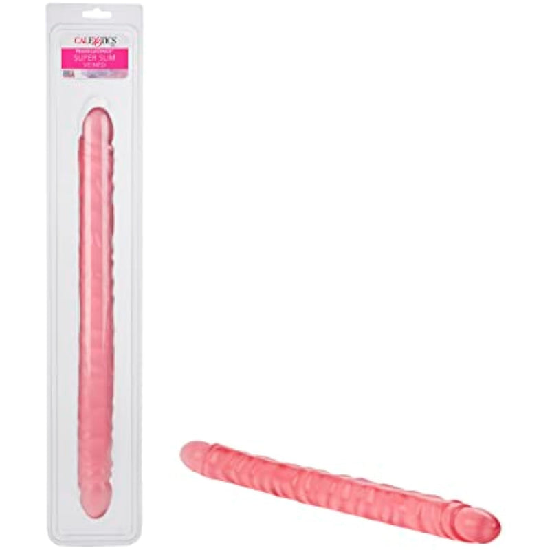 Slim Jim Duo Super Slim Double Dong, Veined, 17.5"