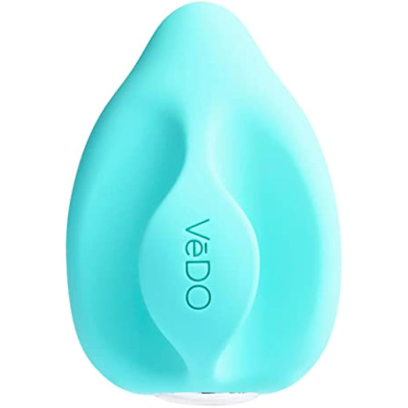 Yumi Clitoral Vibrator, Rechargeable Lay-On Adult Sex Toy For Women, Waterproof Finger Vibe, Easy Grip Handle (Turquoise)