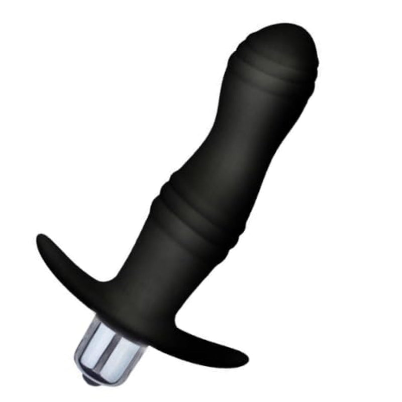 Silicone Anal Plug with 10 Vibration Modes and Graduated Design for Men and Women