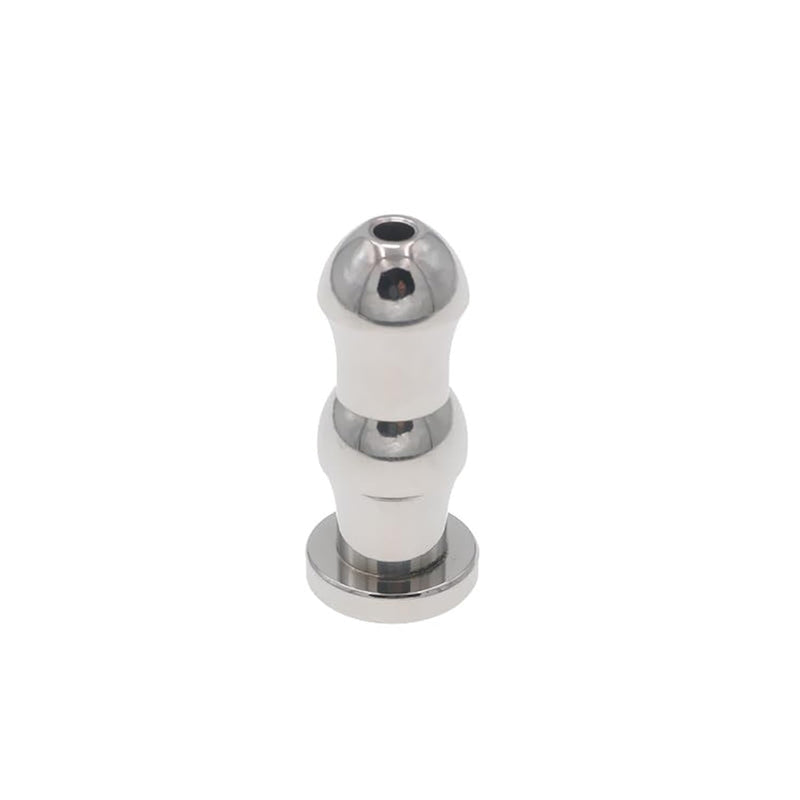 Short Hollow Urethral Sound Stainless Steel Urethral Dilators With Bead Penis Plug Catheter Sounds Sex Toy Masturbation Rod For Men(9Mm)