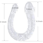 Double Headed Simulation Toy For Adult,Simulated Phallus Back Court Anal Plug,Female Dildo Masturbation G-Spot Sex Toy