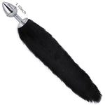 Furry Fox Costume Set with Bunny Ear Headband and Tail for Role Play