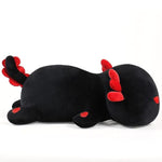 Plush Axolotl Toy Plush Pillow Axolotl Stuffed Animal Toy Cute Plushies Kids Plush Toy Pillow(Black,30Cm/11.8In)