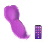 Wearable Panty Vibrator App Control Adult Sex Toys For Women Or Couples Waterproof Unmute Powerful Clit Mini Vibrator With 10 Vibrating Modes And 3 Control Modes G Spot Butterfly Vibrator(App)